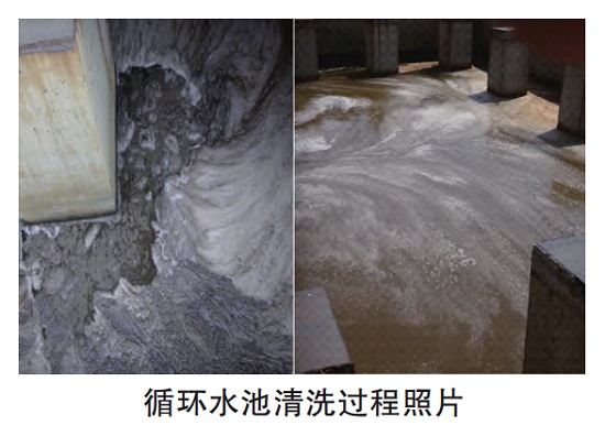 三亿(中国)|循环水系统现场清洗效果